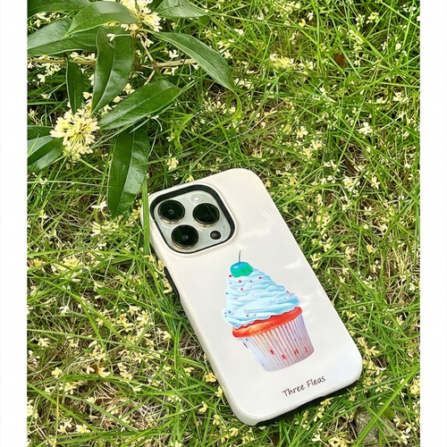 Artistic Cupcake Phone Case Double-layer Film Print