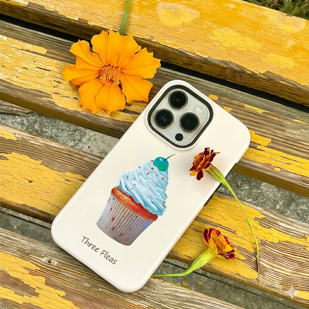 Artistic Cupcake Phone Case Double-layer Film Print