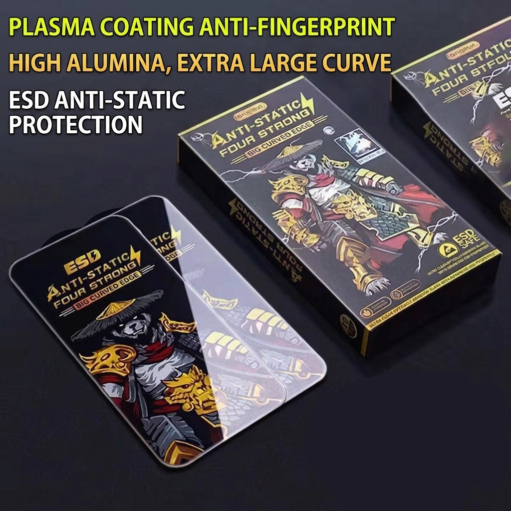 2 Pack Plasma-Coated Anti-Fingerprint Tempered Glass Screen Protector