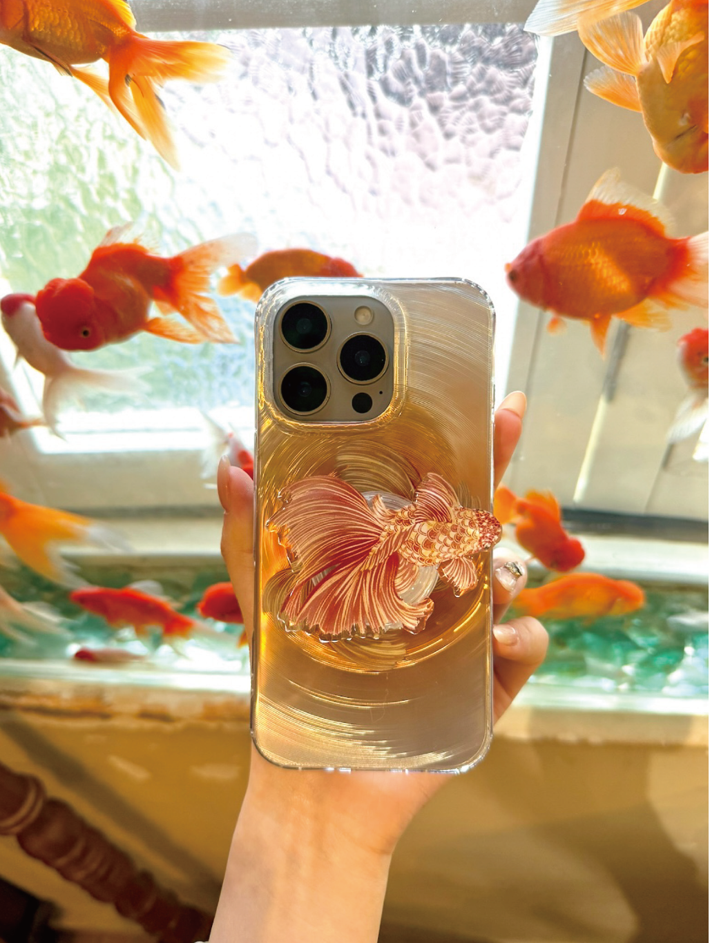 Golden Carp Heritage IMD Dual-Layer Case | iPhone Case | Three Fleas