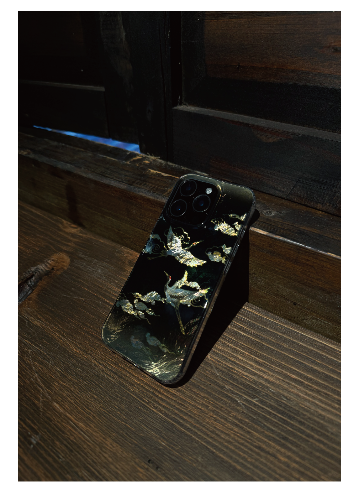 Golden Crane IMD Dual-Layer Case | iPhone Case | Three Fleas