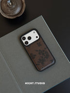 Hibiscus Flower Leather Phone Case-NS042PU