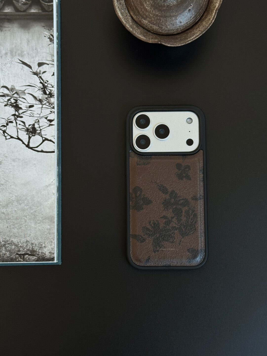Hibiscus Flower Leather Phone Case-NS042PU