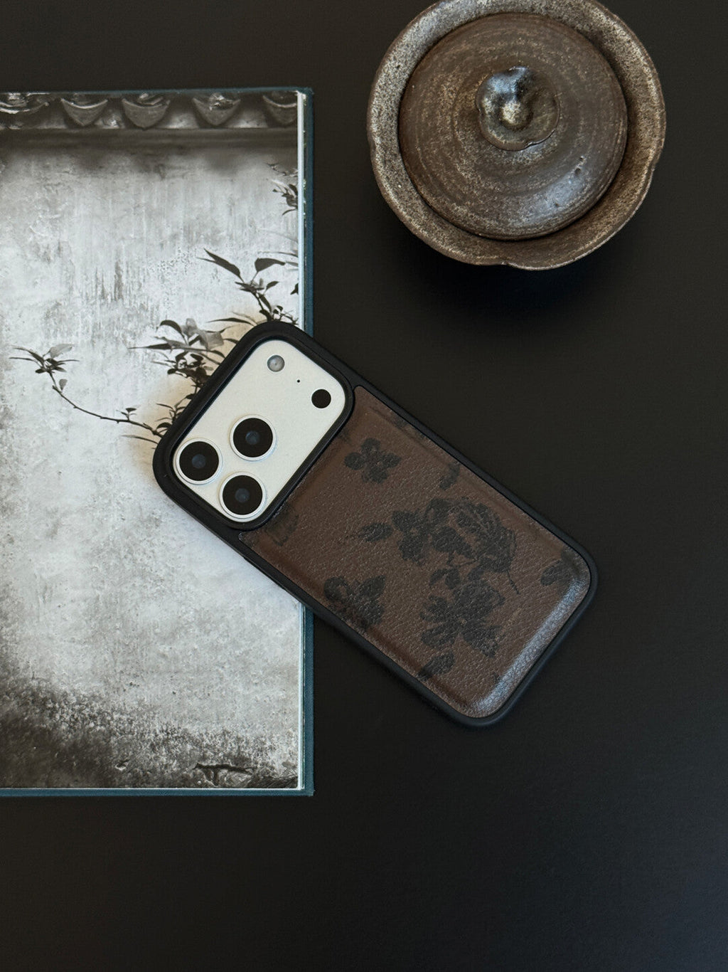 Hibiscus Flower Leather Phone Case-NS042PU