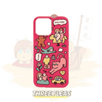 🐱My happy doodle planet | phone accessories | Three Fleas