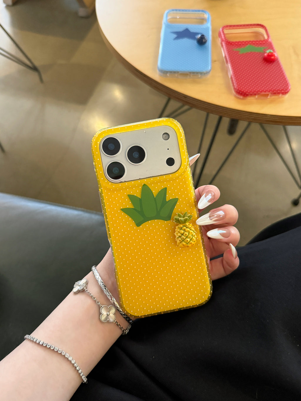 Polka Dot 3D  Fruit Phone Case-CC003IMD