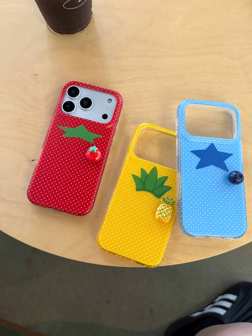 Polka Dot 3D  Fruit Phone Case-CC003IMD