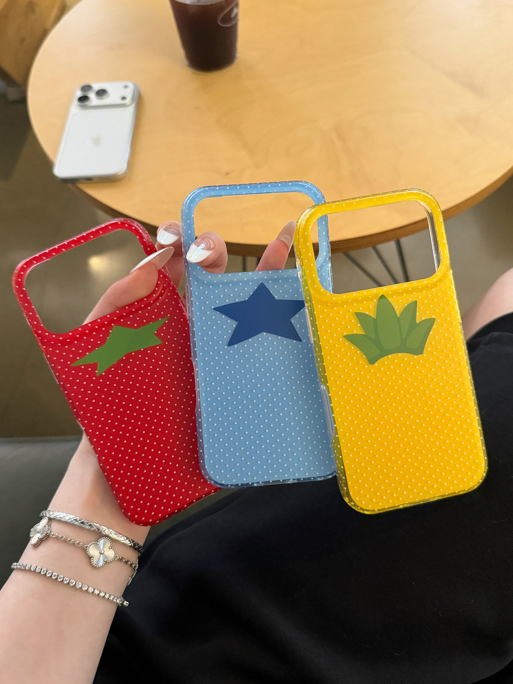 Polka Dot 3D  Fruit Phone Case-CC003IMD