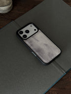 Ink White Leather Phone Case-NS044PU