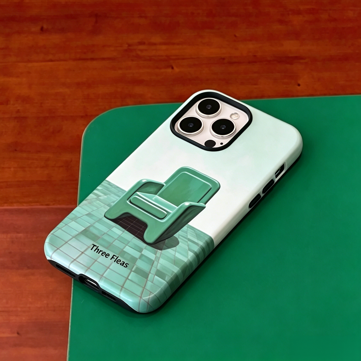 Artistic Surrealism Armchair Phone Case Double-layer Film Print