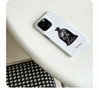 Abstract Modern Art "Life" Trash Bag Phone Case Double-layer Film Print
