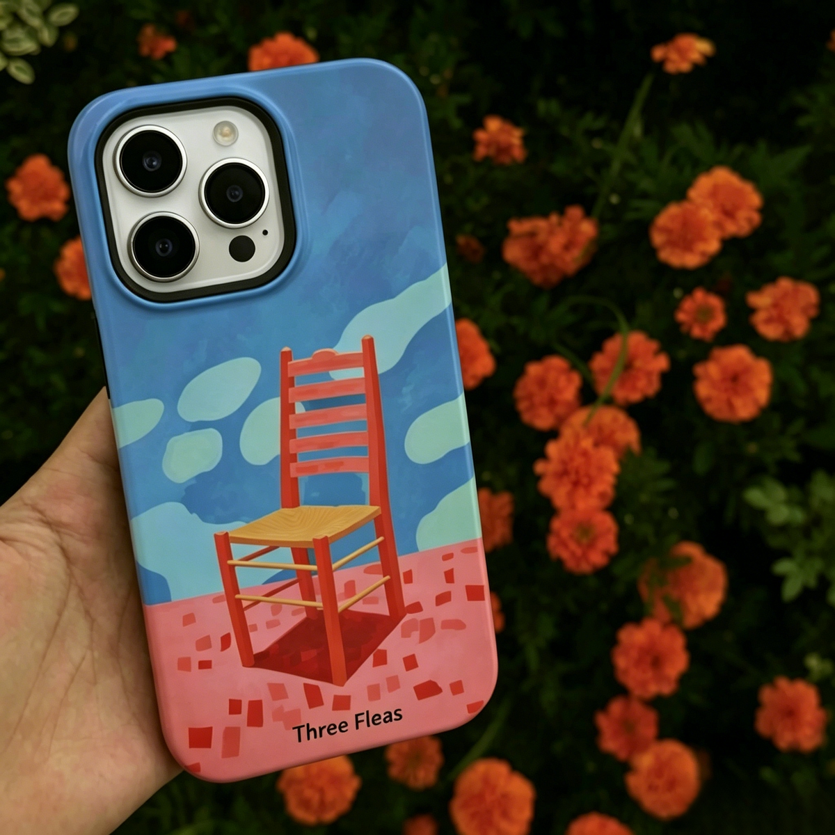 Van Gogh Inspired Artistic Chair Phone Case Double-layer Film Print