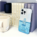 Artistic Poolside Chair Phone Case Double-layer Film Print