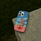 Van Gogh Inspired Artistic Chair Phone Case Double-layer Film Print