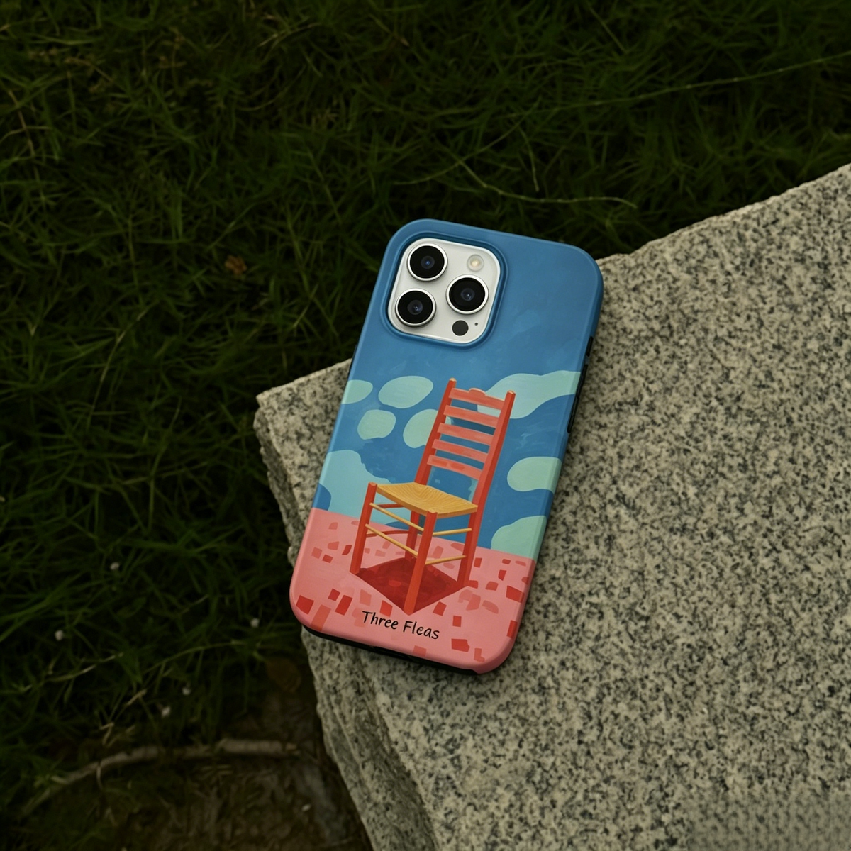 Van Gogh Inspired Artistic Chair Phone Case Double-layer Film Print