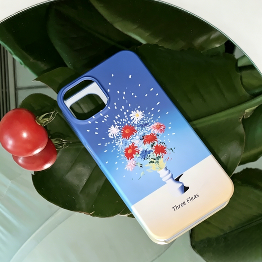 Vibrant Floral Bouquet Phone Case Double-layer Film Print