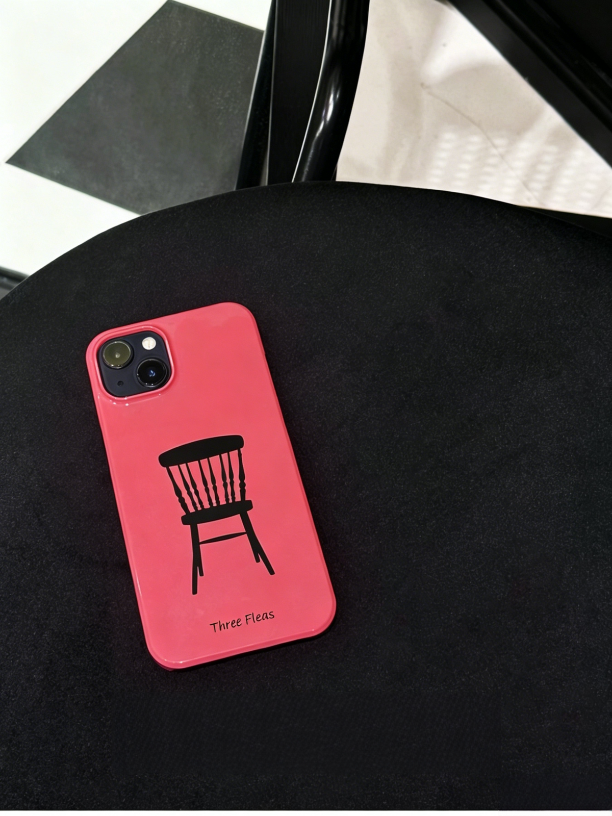 Minimalist Windsor Chair Phone Case Double-layer Film Print