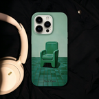 Artistic Surrealism Armchair Phone Case Double-layer Film Print