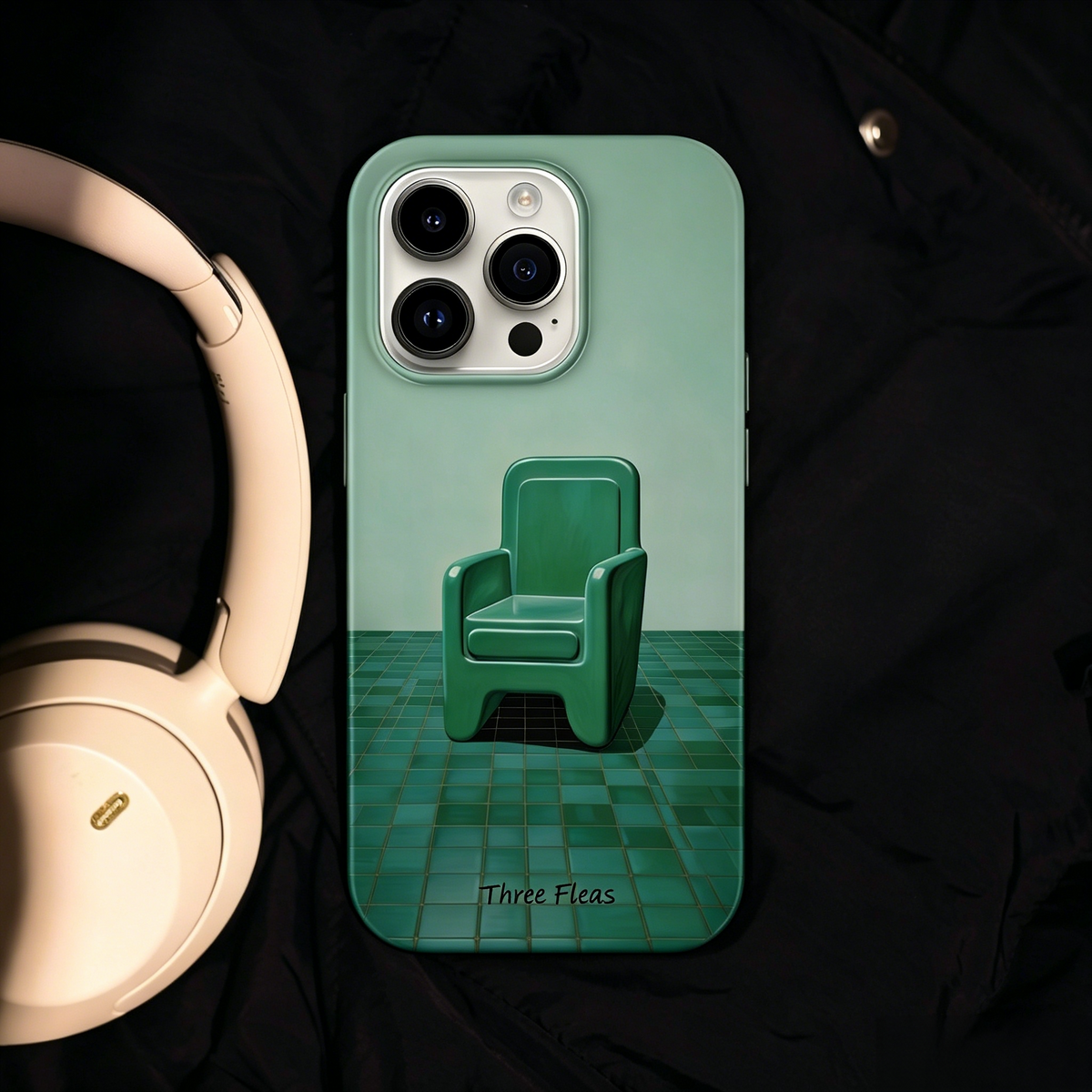 Artistic Surrealism Armchair Phone Case Double-layer Film Print