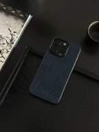 Midnight Blue Exotic Floral Pattern Phone Case | iPhone Case | Three Fleas