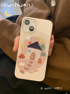 Childish Sketch Country House Phone Case | iPhone Case | Three Fleas