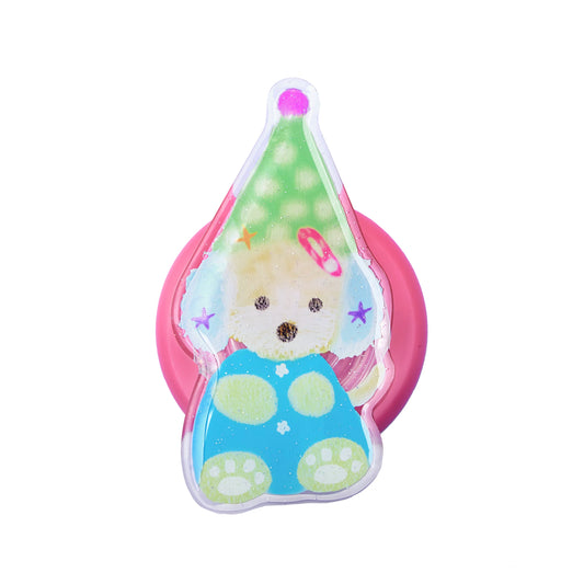 Christmas Puppy Glitter Magnetic Phone Stand-SATP