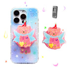 Christmas Bear Heart Rotating Magnetic Phone Stand-SATP