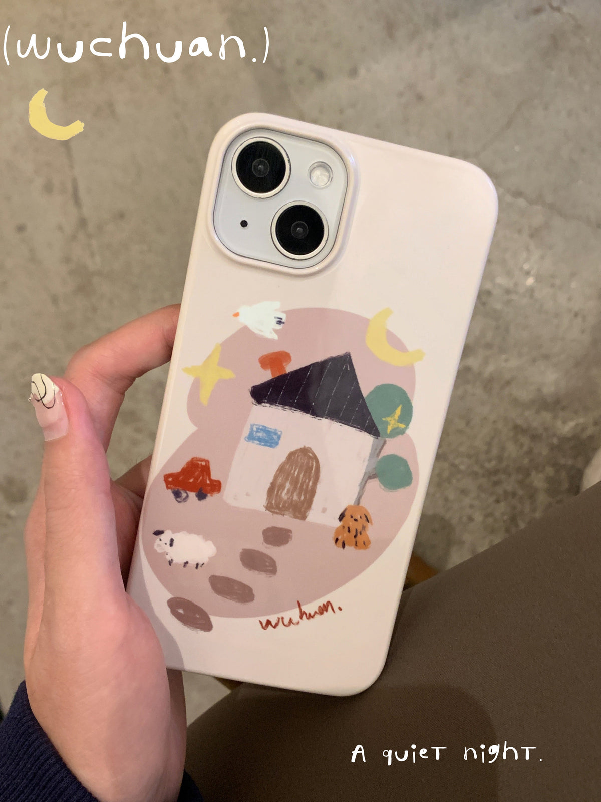 Childish Sketch Country House Phone Case | iPhone Case | Three Fleas