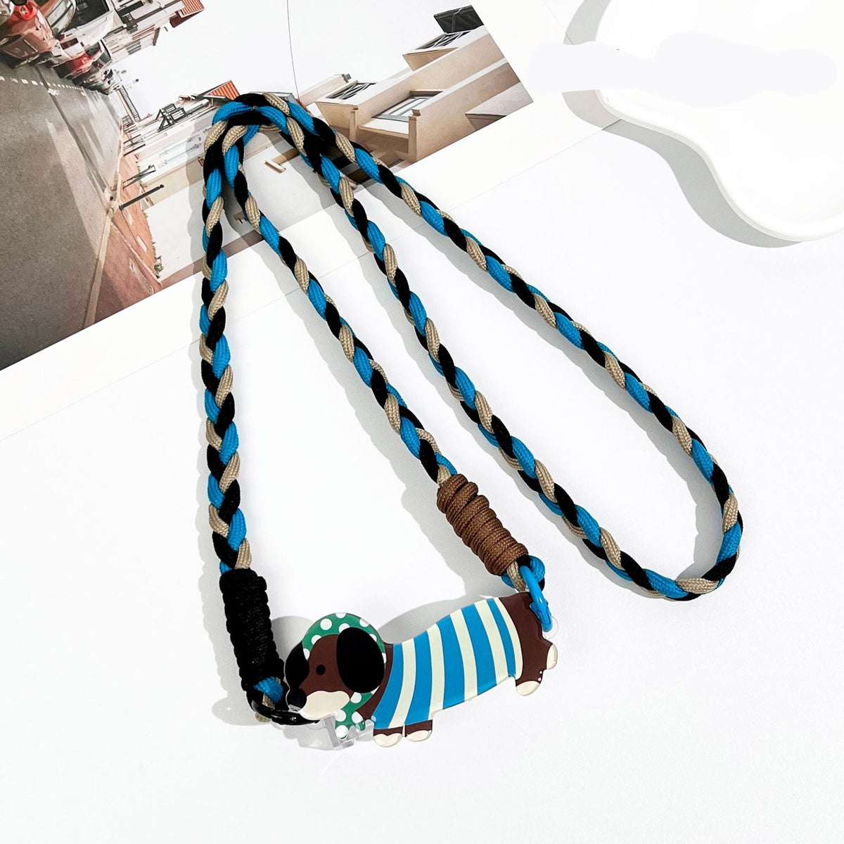 Cute Puppy Phone Strap Crossbody