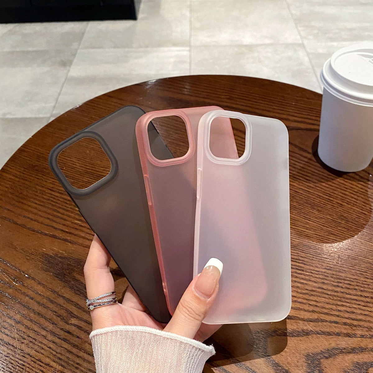 Silicone Semi-clear Replacement Phone Case