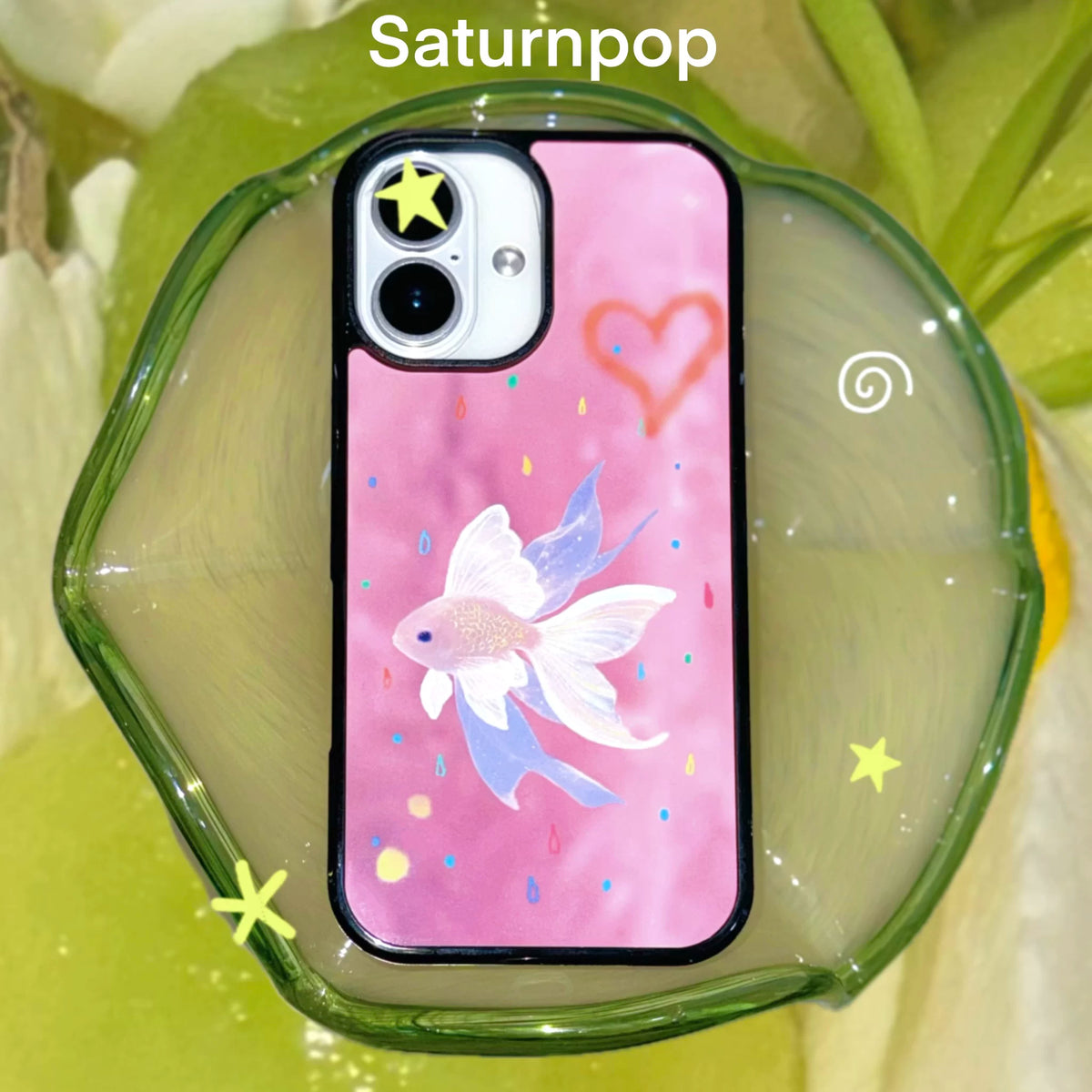 Fairytale Little Fish Glossy Phone Case-SATP