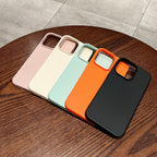 Silicone Phone Case with Leather Texture