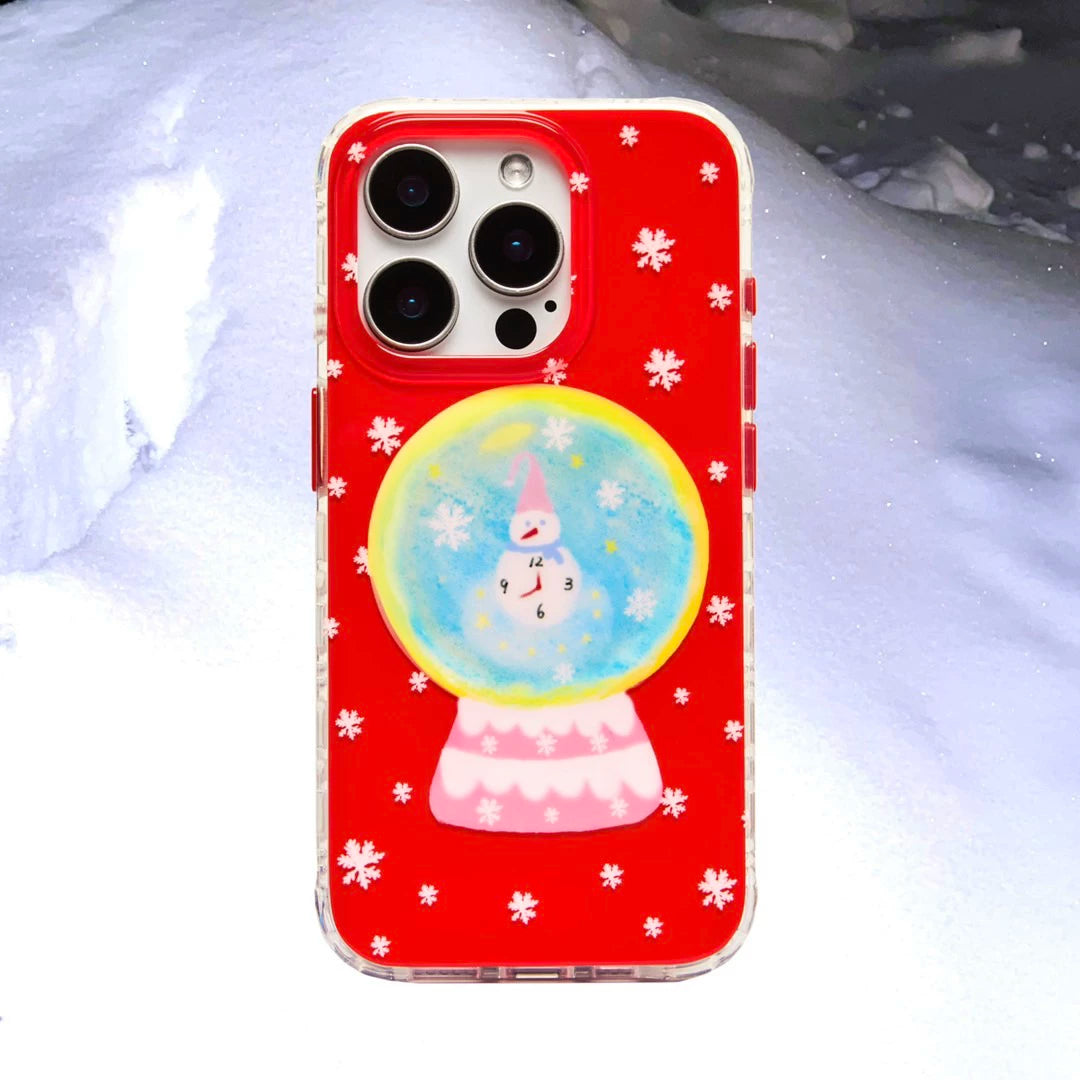Fairytale Crystal ball Snowman IMD Phone Case with MagSafe-SATP