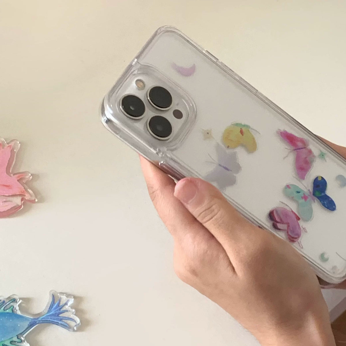 Fairytale Interactive Sliding Butterfly Phone Case-SATP