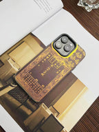 Chinoiserie Prosperity & Wealth Laser Metallic Silicone Phone Case-YX