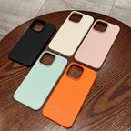 Silicone Phone Case with Leather Texture