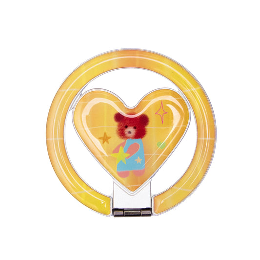 Heart-shaped Magnetic Bear Phone Holder-SATP