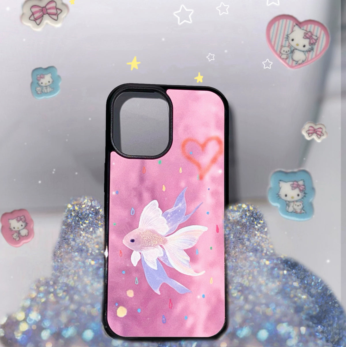 Fairytale Little Fish Glossy Phone Case-SATP