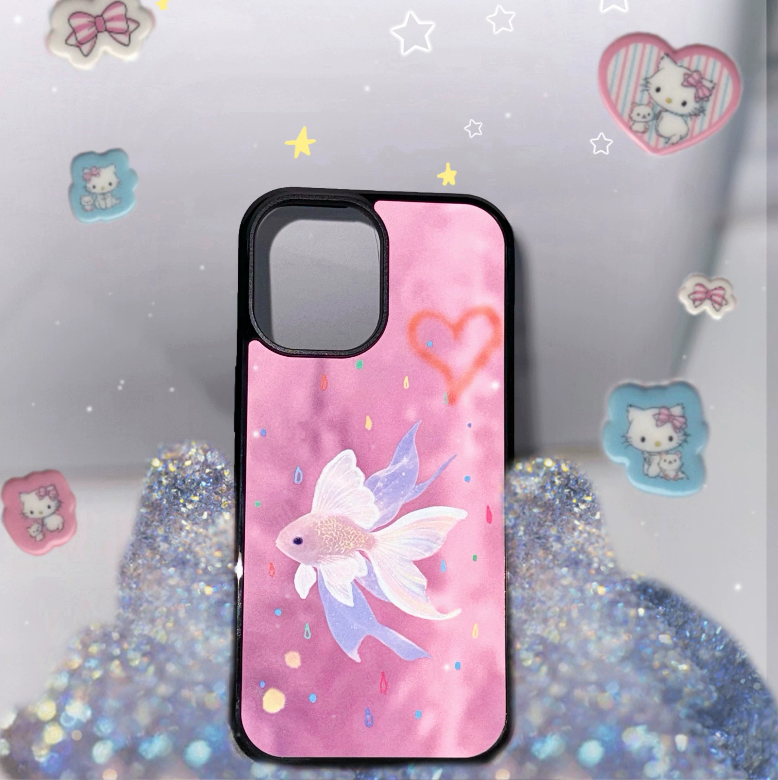 Fairytale Little Fish Glossy Phone Case-SATP