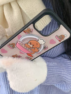 Kawaii Little Mole Chef Magnetic Acrylic Phone Case