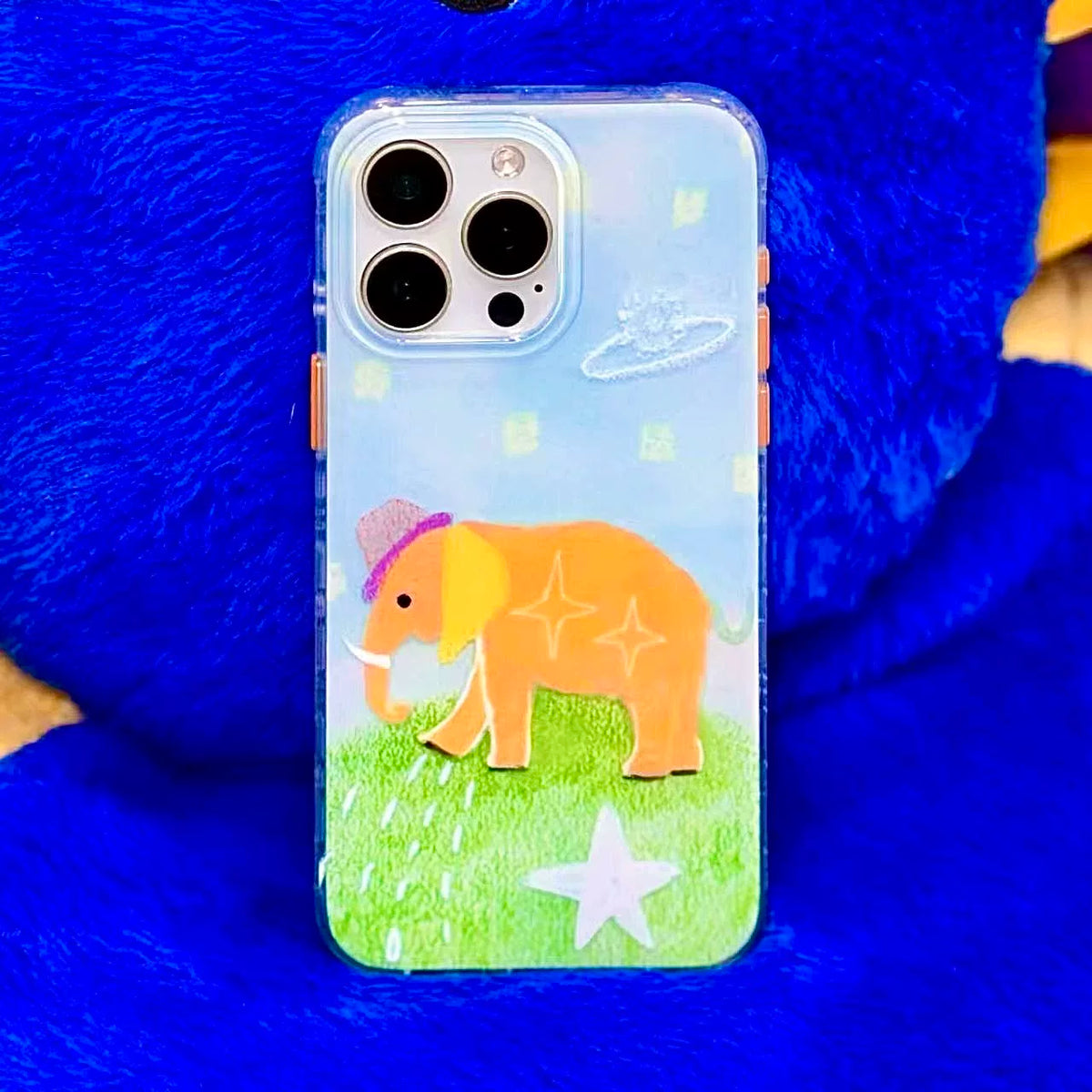 Fairytale Hand-Drawn Elephant Graffiti Phone Case-SATP