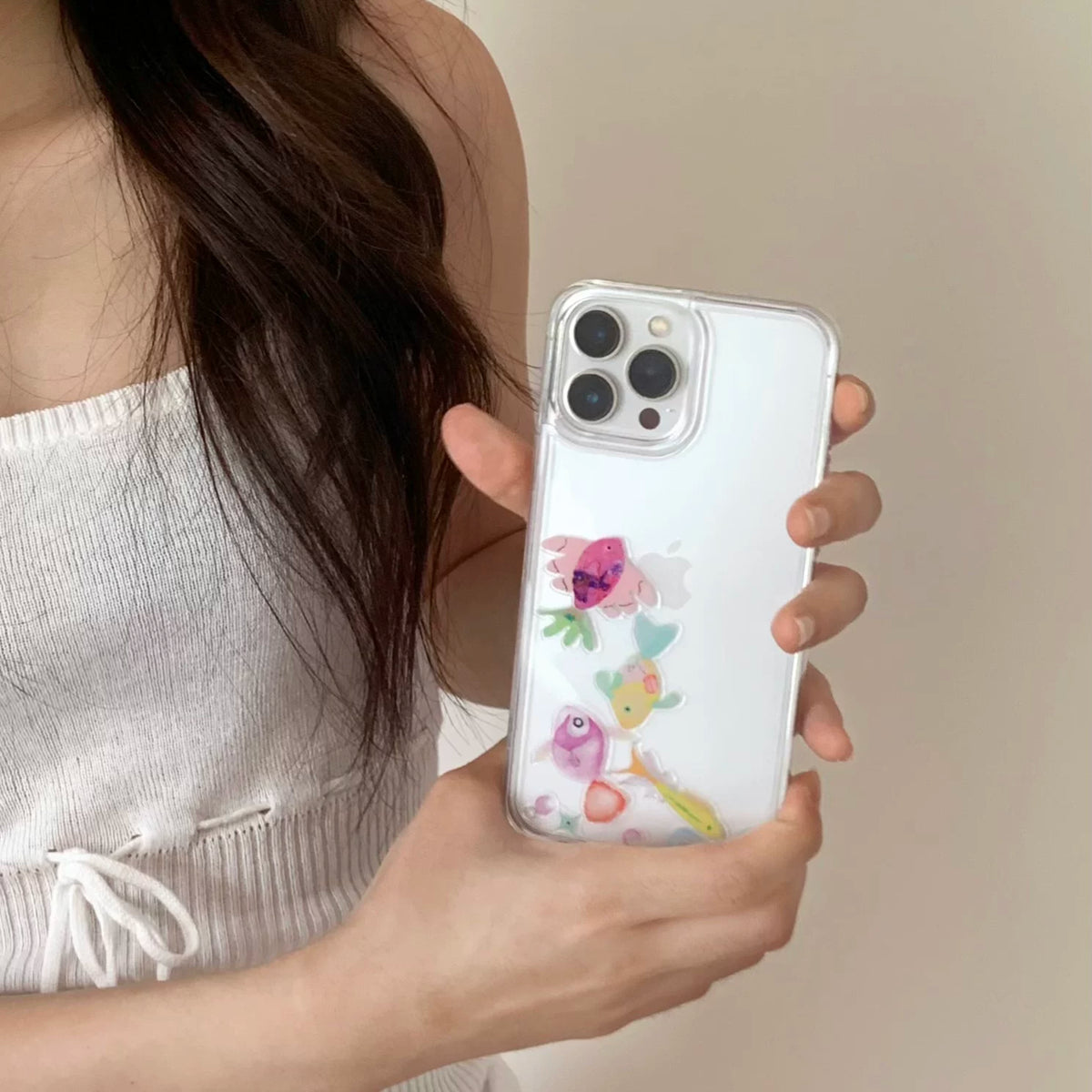 Fairytale Interactive Sliding Fish Phone Case-SATP