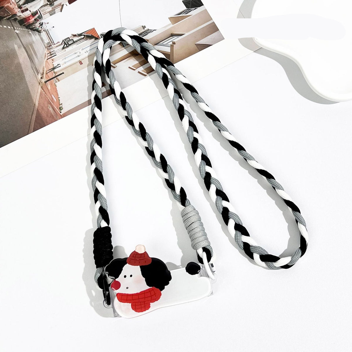 Cute Puppy Phone Strap Crossbody