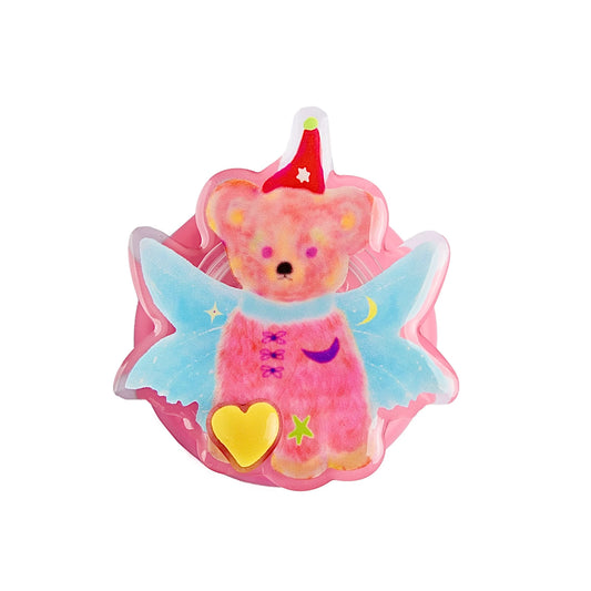 Christmas Bear Heart Rotating Magnetic Phone Stand-SATP