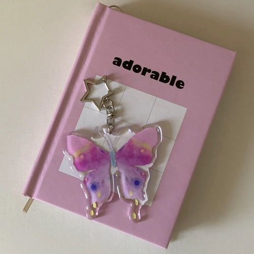 Glitter Butterfly Cat Charm | Phone Holders/Stands/Charm | Three Fleas