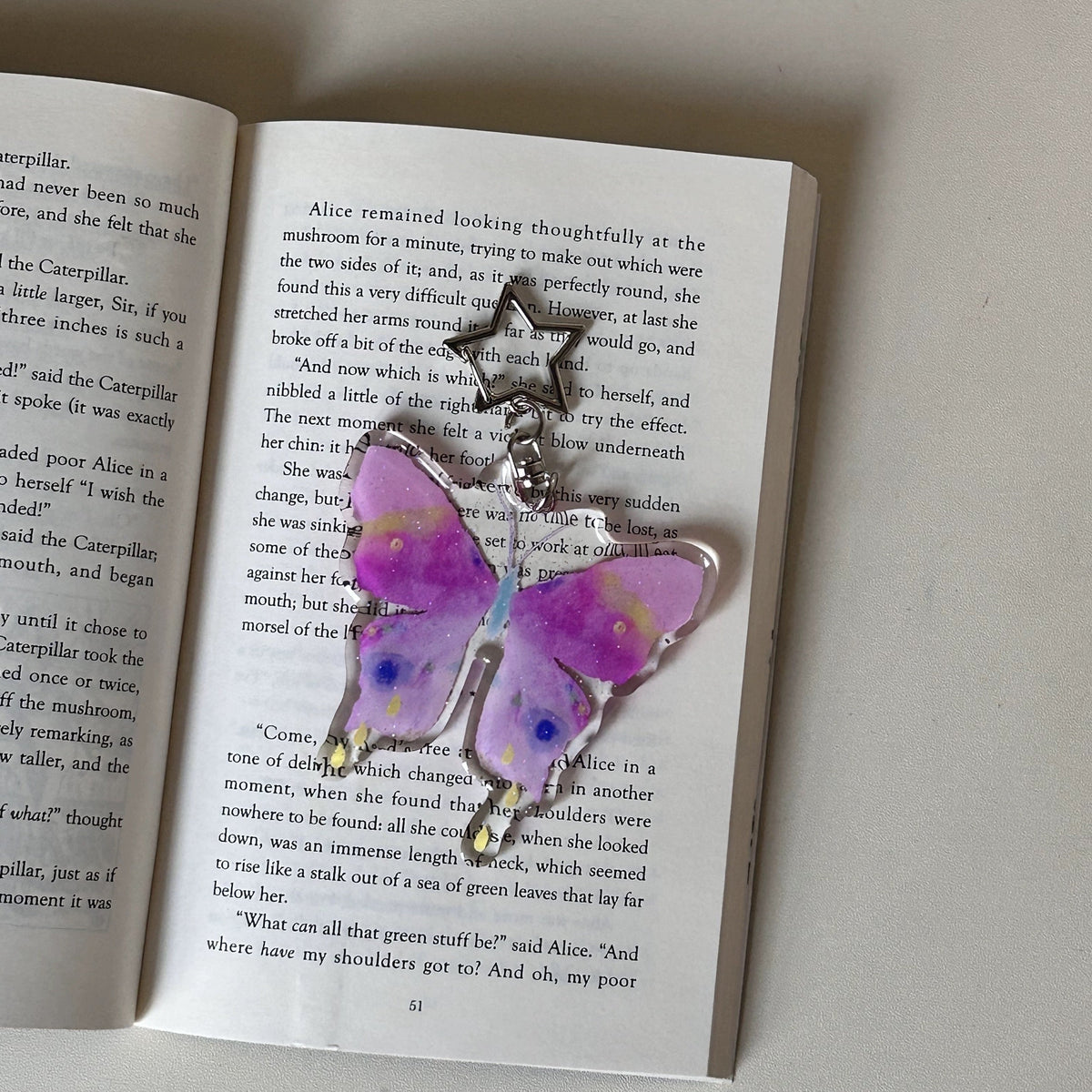 Glitter Butterfly Cat Charm | Phone Holders/Stands/Charm | Three Fleas