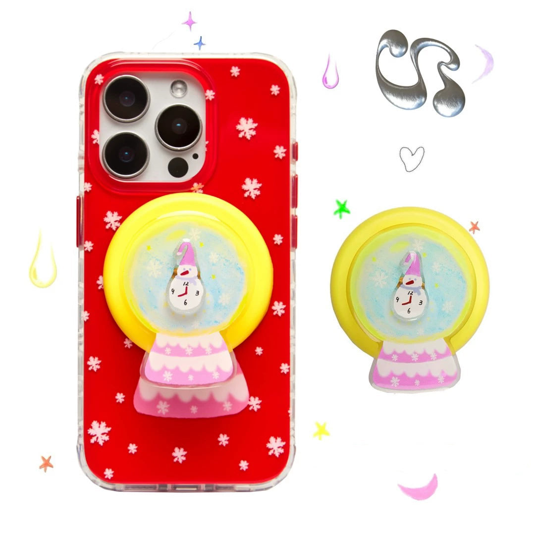 Fairytale Crystal ball Snowman IMD Phone Case with MagSafe-SATP