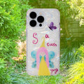Fairytale Butterfly Girl Mother of Pearl Phone Case-SATP
