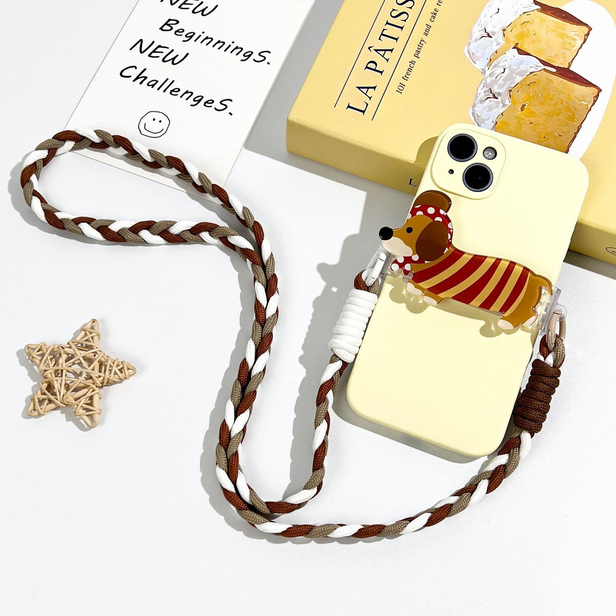 Cute Puppy Phone Strap Crossbody