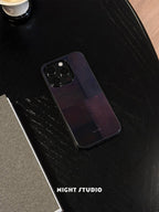 Purple Checkered Phone Case | iPhone Case | Three Fleas